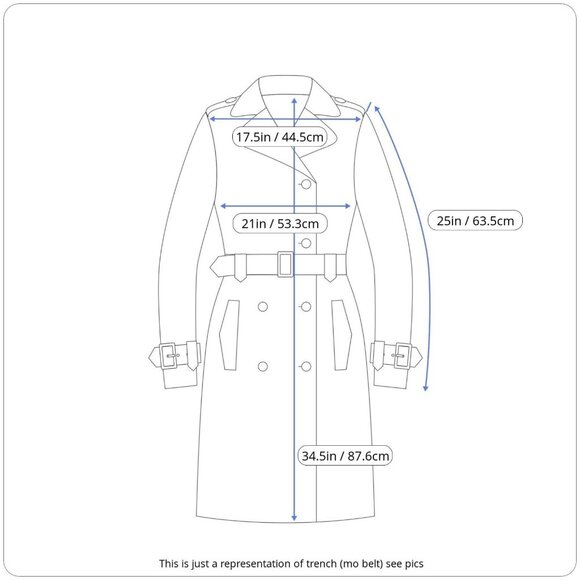 Braetan Large 3 Button Lined Outerwear Black Modern Packable Rain Trench Coat - Picture 3 of 10